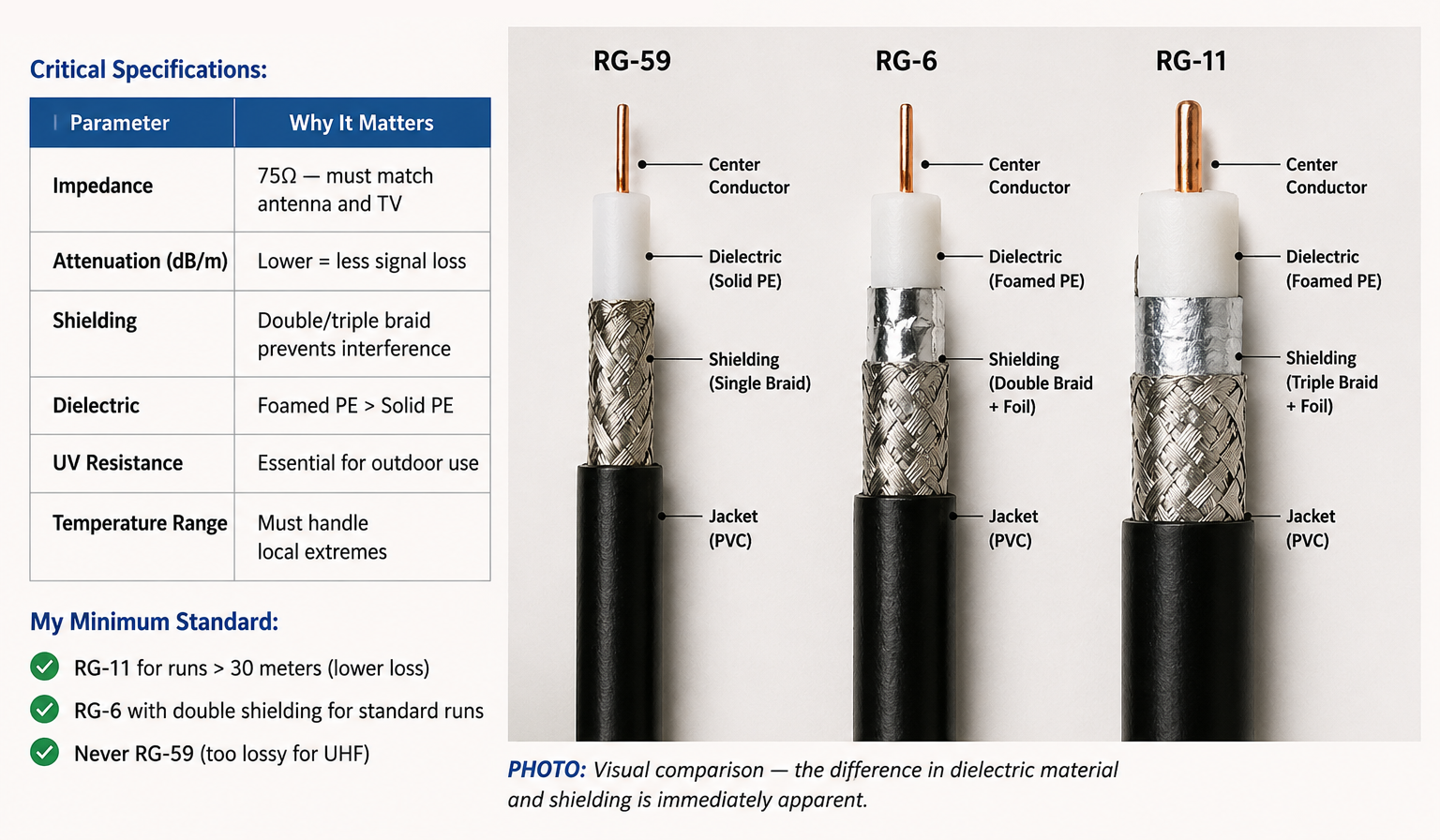 difference in dielectric material 