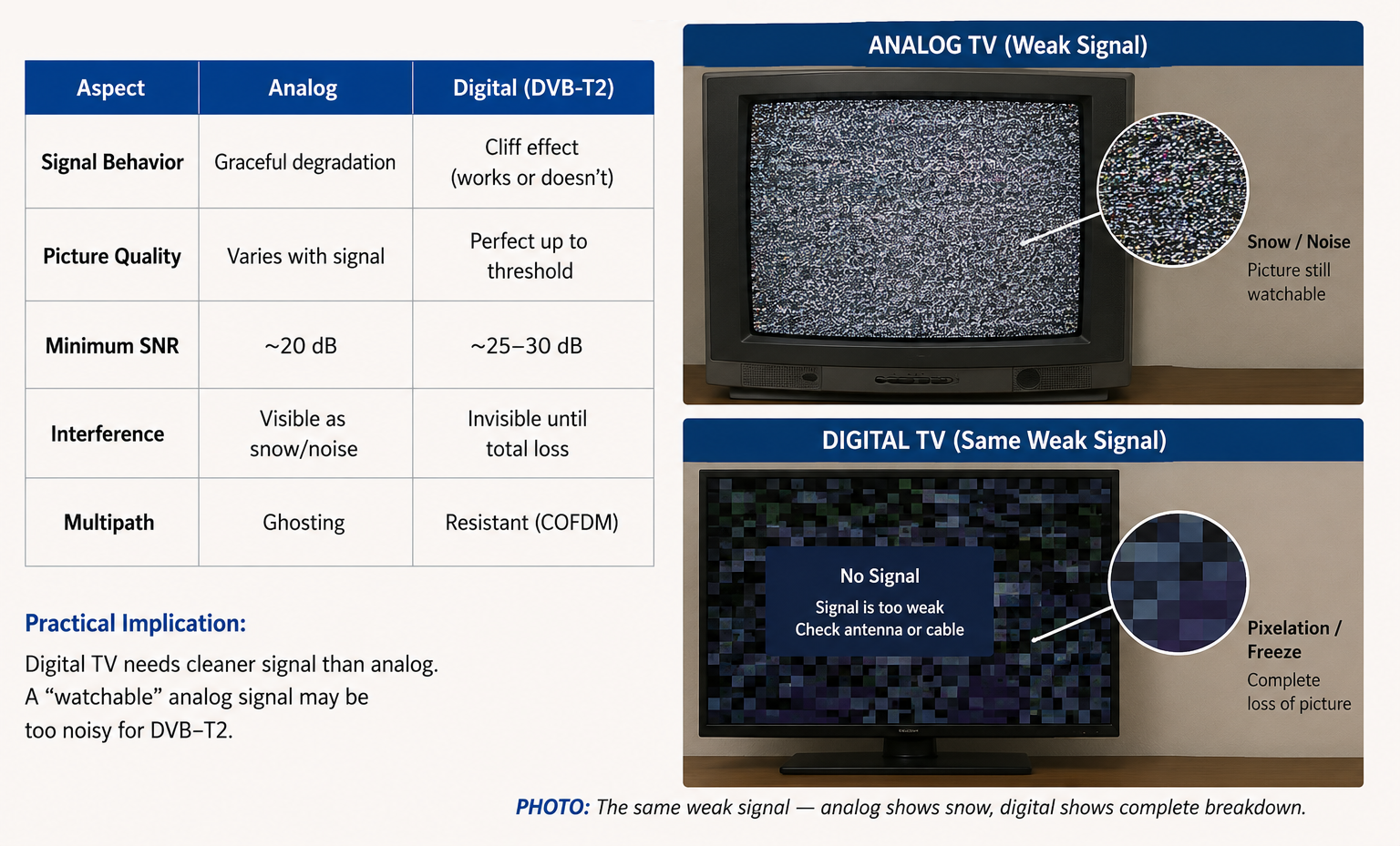 Analog vs. Digital TV
